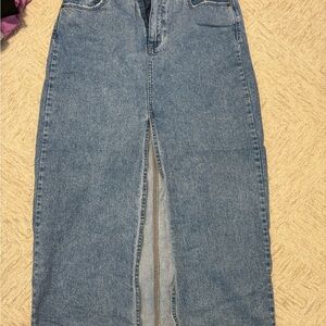 Universal Thread Blue A-Line Skirt